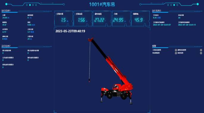 汽車起重機安全監測系統