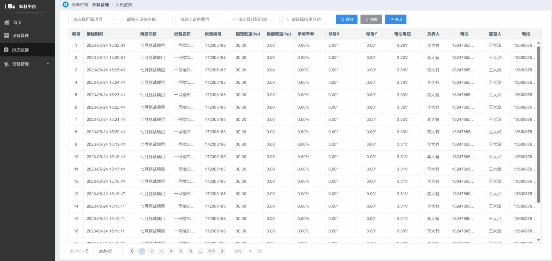 陜西知行華智:工地卸料平臺管理系統有什么功能優勢? 陜西知行華智:工地卸料平臺管理系統有什么功能優勢?